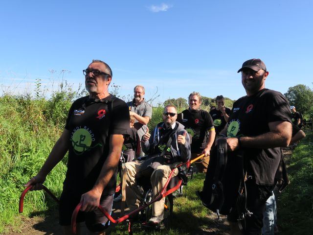 Randonnée joëlettes à Fayt-le-Franc