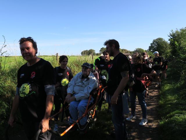 Randonnée joëlettes à Fayt-le-Franc