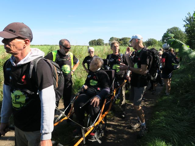 Randonnée joëlettes à Fayt-le-Franc