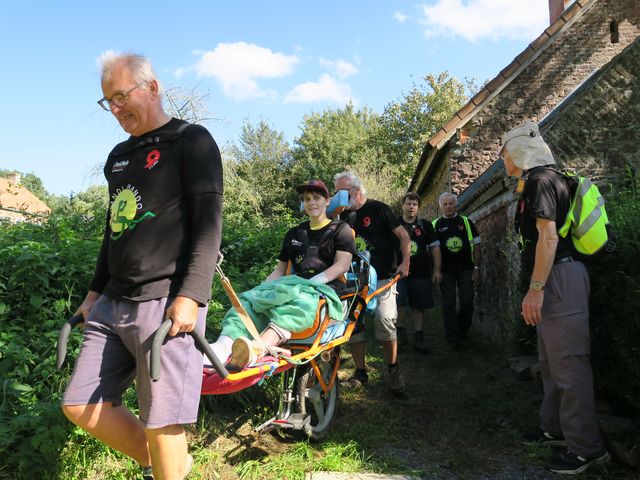 Randonnée joëlettes à Fayt-le-Franc