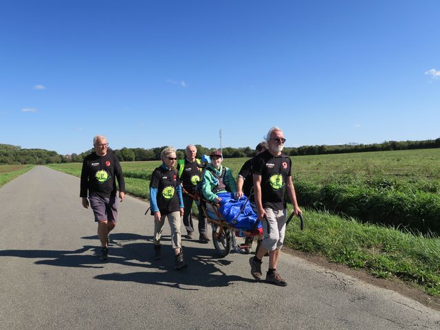 Randonnée joëlettes à Fayt-le-Franc