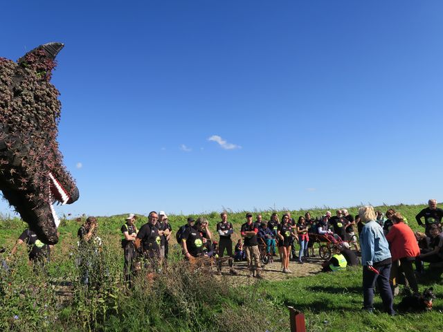 Randonnée joëlettes à Fayt-le-Franc