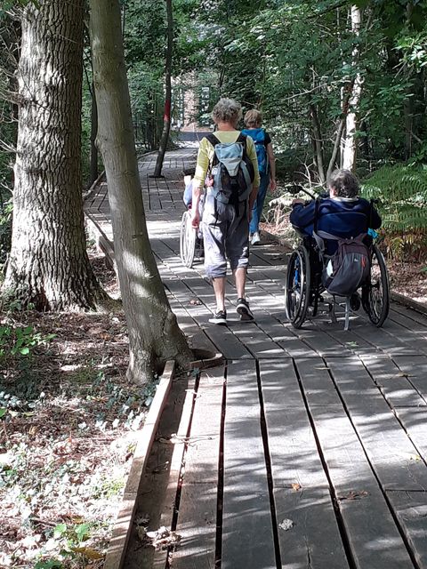 Randonnée joëlettes à Maasmechelen