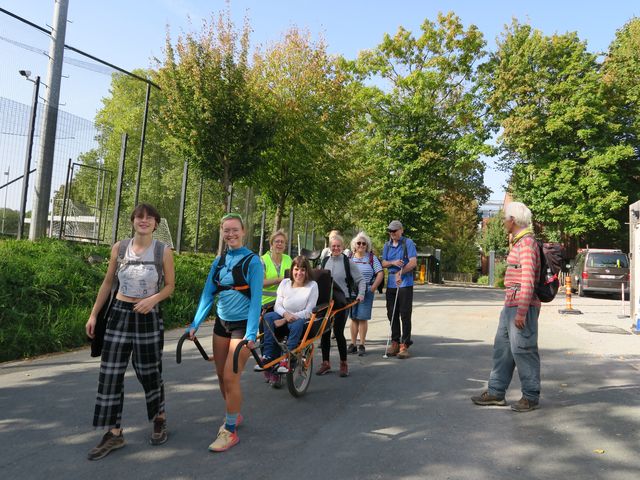 Randonnée joëlettes à Watermael