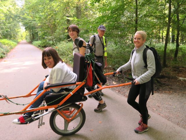 Randonnée joëlettes à Watermael