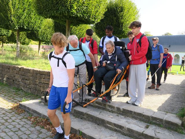 Randonnée joëlettes à Watermael