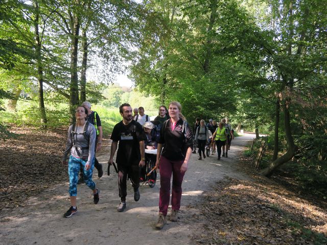 Randonnée joëlettes à Watermael