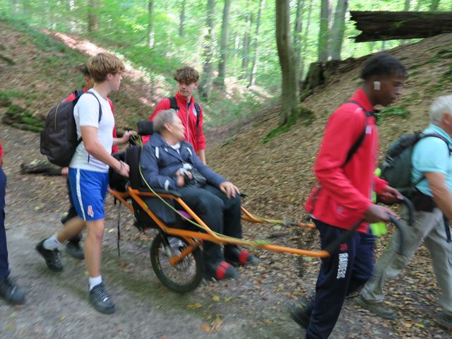 Randonnée joëlettes à Watermael