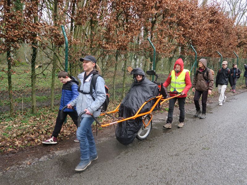 Randonnée joëlettes à Havré