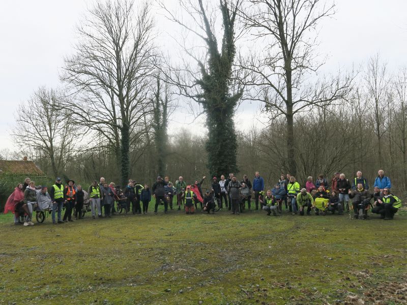 Randonnée joëlettes à Havré