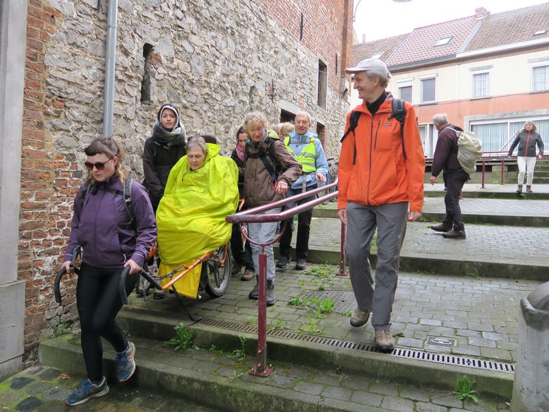 Randonnée joëlettes à Feluy