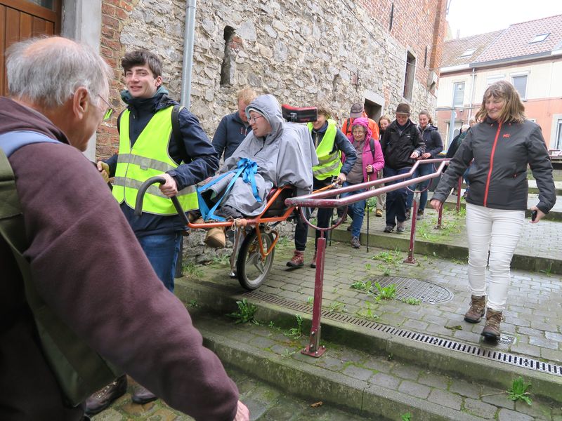 Randonnée joëlettes à Feluy