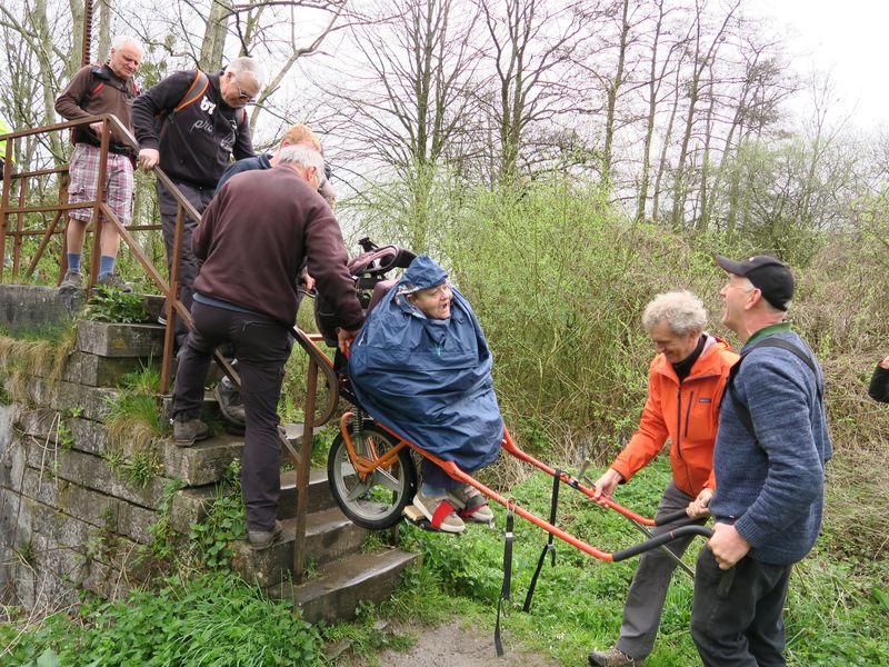 Randonnée joëlettes à Feluy