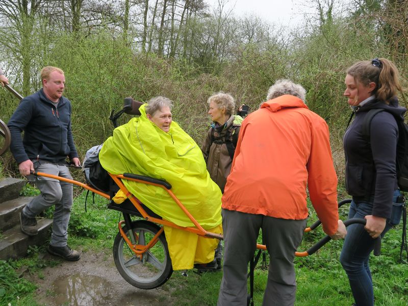 Randonnée joëlettes à Feluy