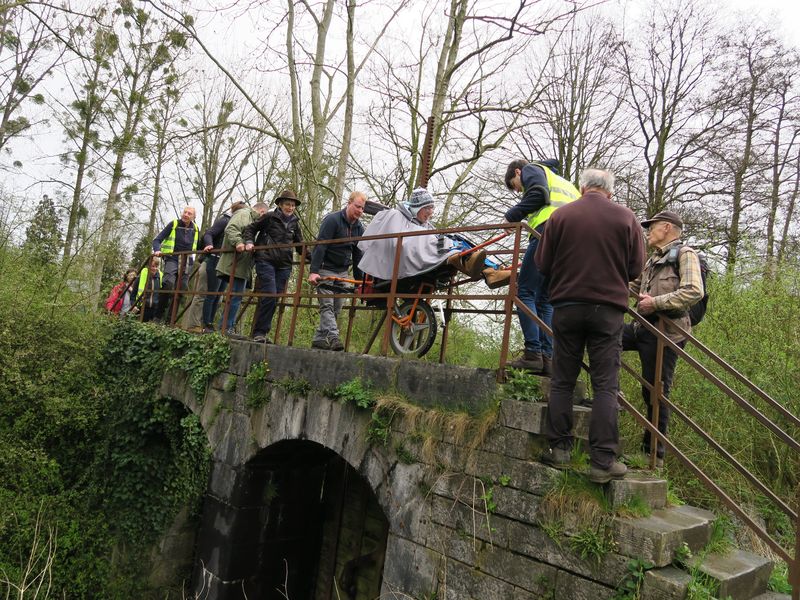 Randonnée joëlettes à Feluy