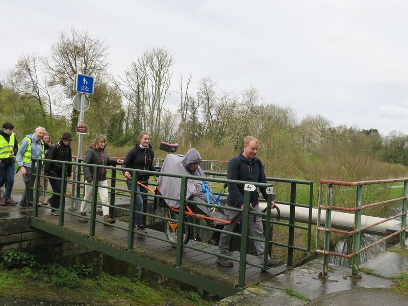 Randonnée joëlettes à Feluy