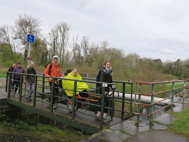 Randonnée joëlettes à Feluy