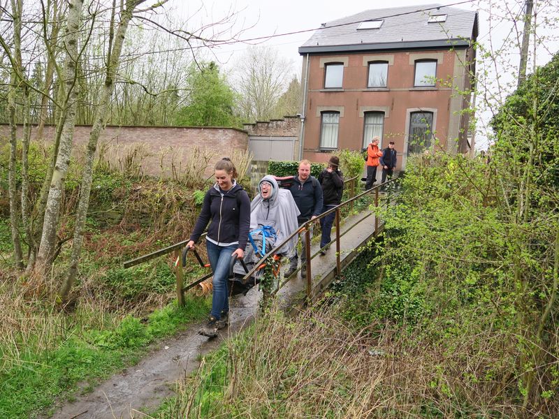 Randonnée joëlettes à Feluy