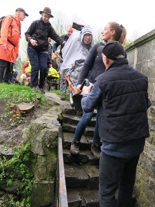 Randonnée joëlettes à Feluy