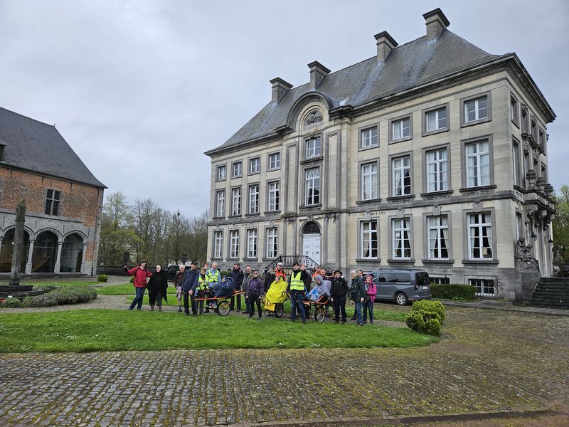 Randonnée joëlettes à Feluy