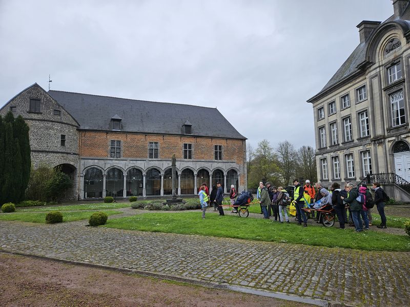 Randonnée joëlettes à Feluy