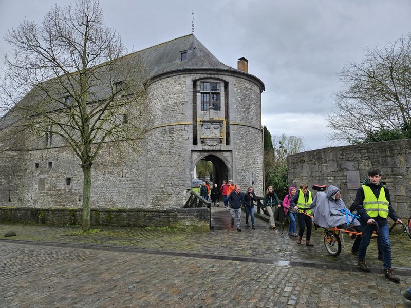 Randonnée joëlettes à Feluy