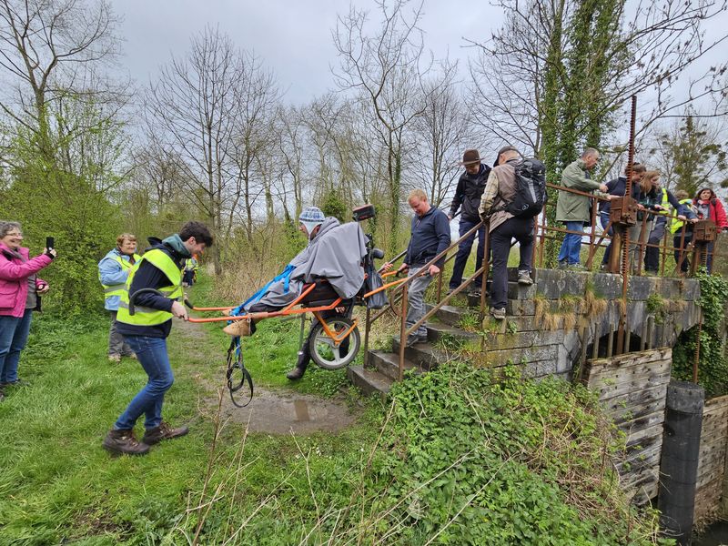 Randonnée joëlettes à Feluy