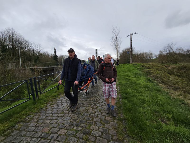 Randonnée joëlettes à Feluy