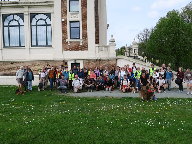 Randonnée joëlettes à Groenendaal