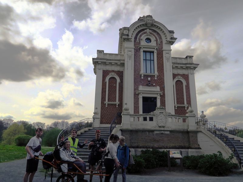 Randonnée joëlettes à Groenendaal