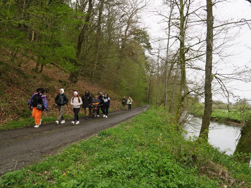 Randonnée joëlettes à Suxy