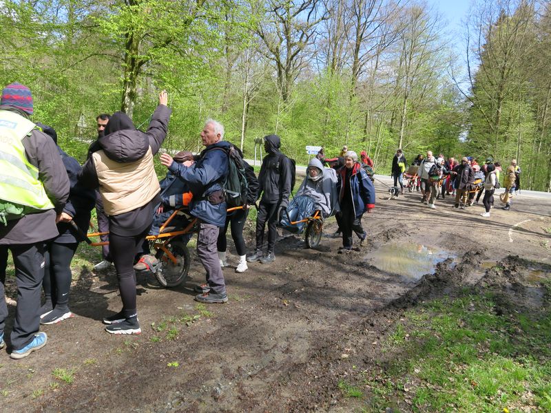 Randonnée joëlettes à Suxy