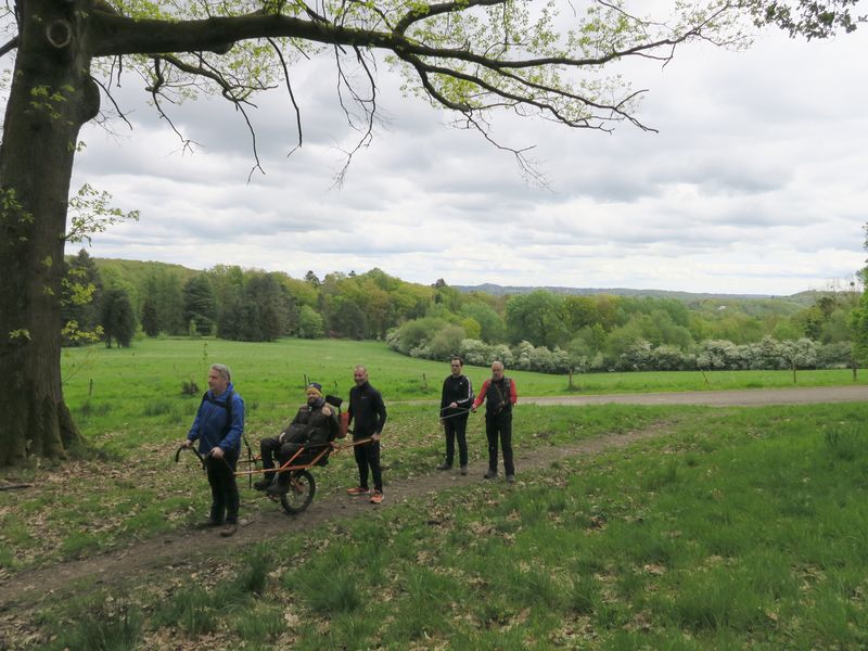 Randonnée joëlettes à Sart-Tilman